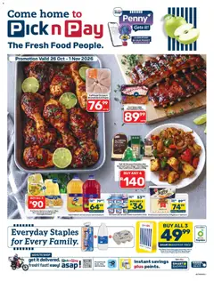 Pick n Pay specials catalogue – valid from 26/10/2026