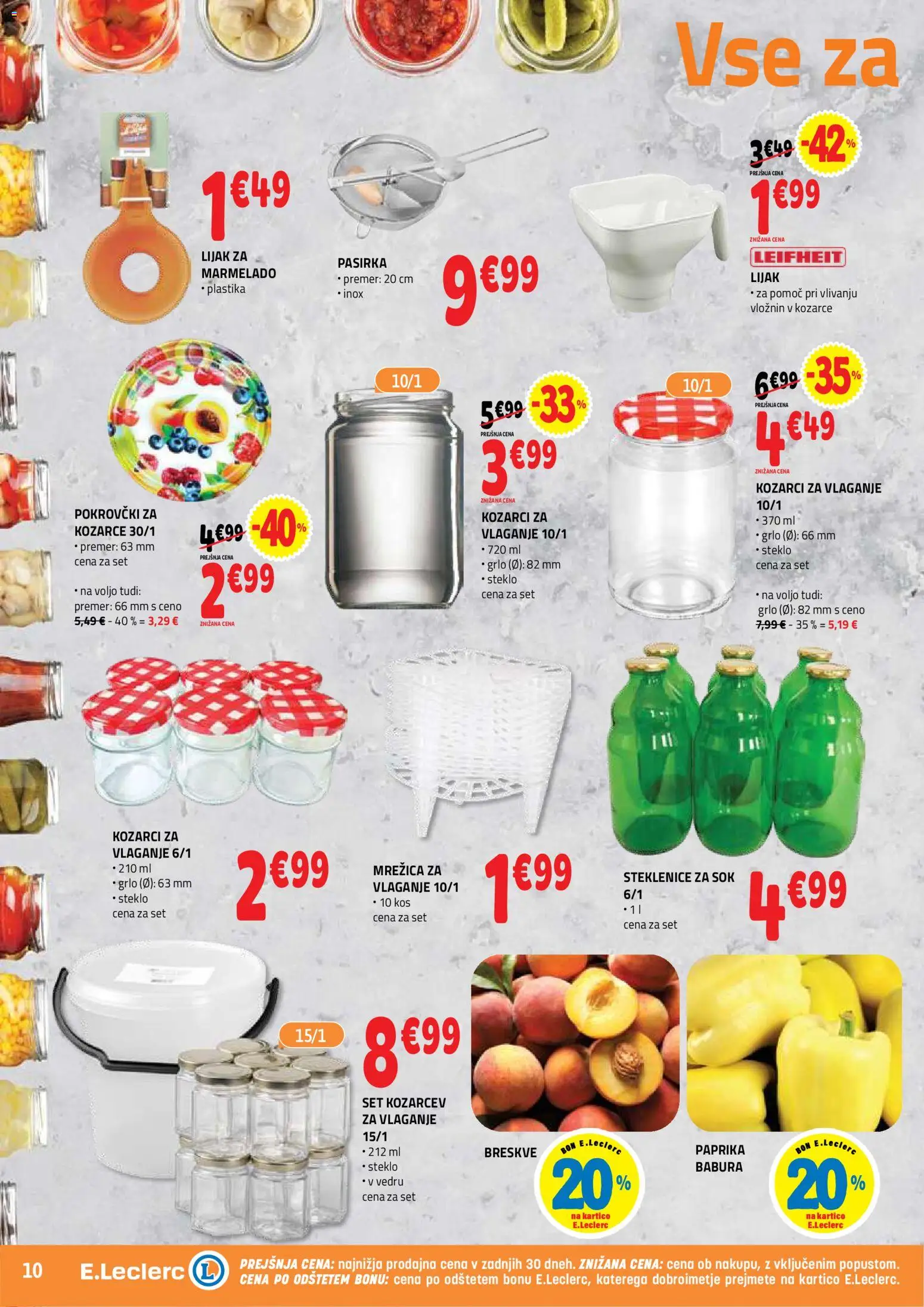 Novi E.leclerc katalog ponudbe – veljaven od 24.06.2026 | Stran: 10
