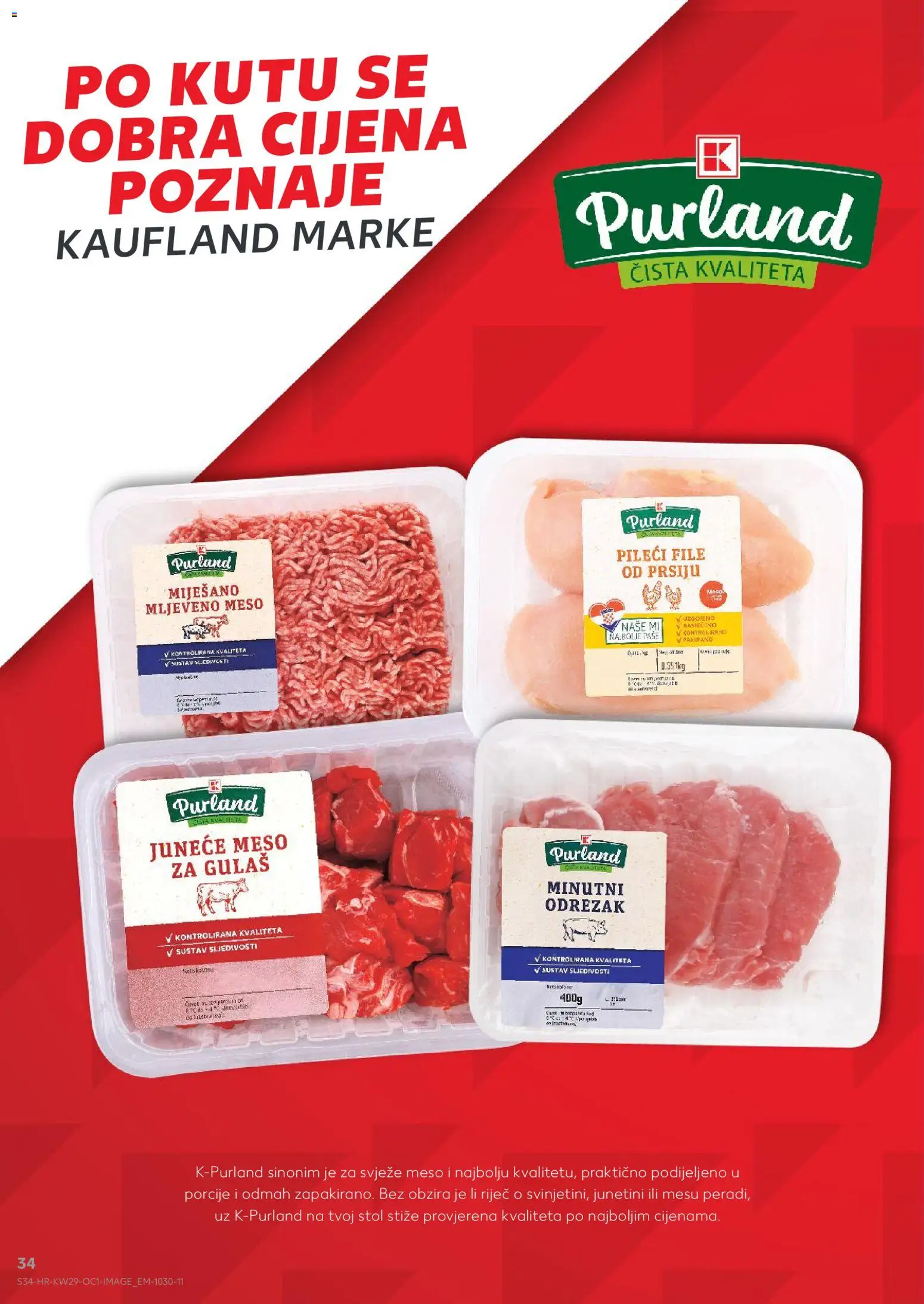 Kaufland katalog | vrijedi od 15.07.2026 | Stranica: 34 | Proizvodi: Stol, Pileći file, Meso, Mljeveno meso
