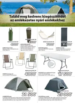 JYSK akciós újság - amely érvényes a következő dátumtól: 29.04.2026 | Oldal: 6 | Termékek: Sátor, Asztal, Kulacs, Hálózsák