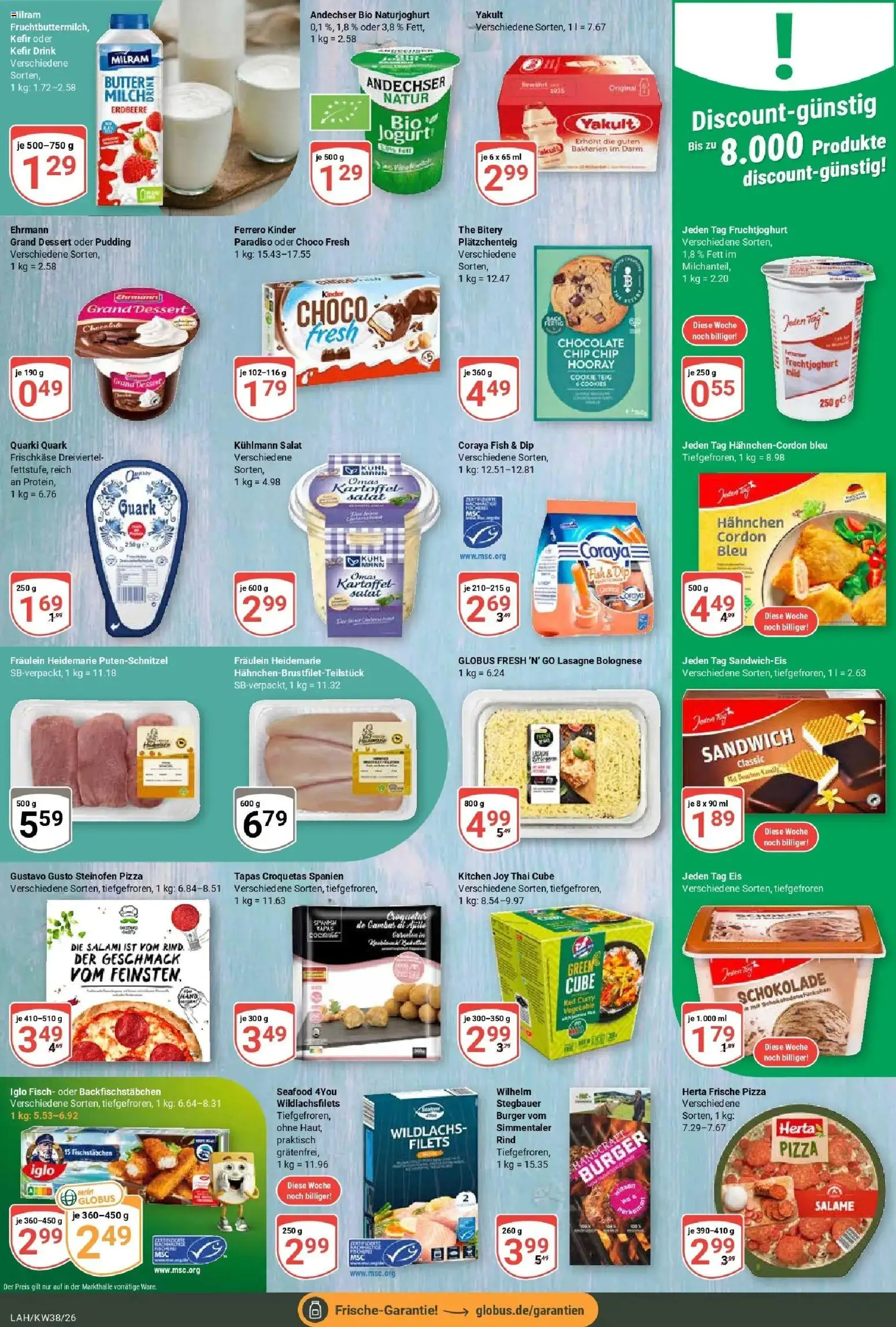 Globus Prospekt Lahnstein (ab 14.09.2026) » Angebote online | Seite: 12 | Produkte: Schokolade, Iglo, Pudding, Pizza