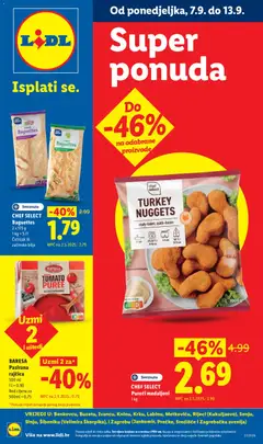 Lidl Super Ponuda - Pregled kataloga iz trgovine Lidl, vrijedi od 07.09.2026