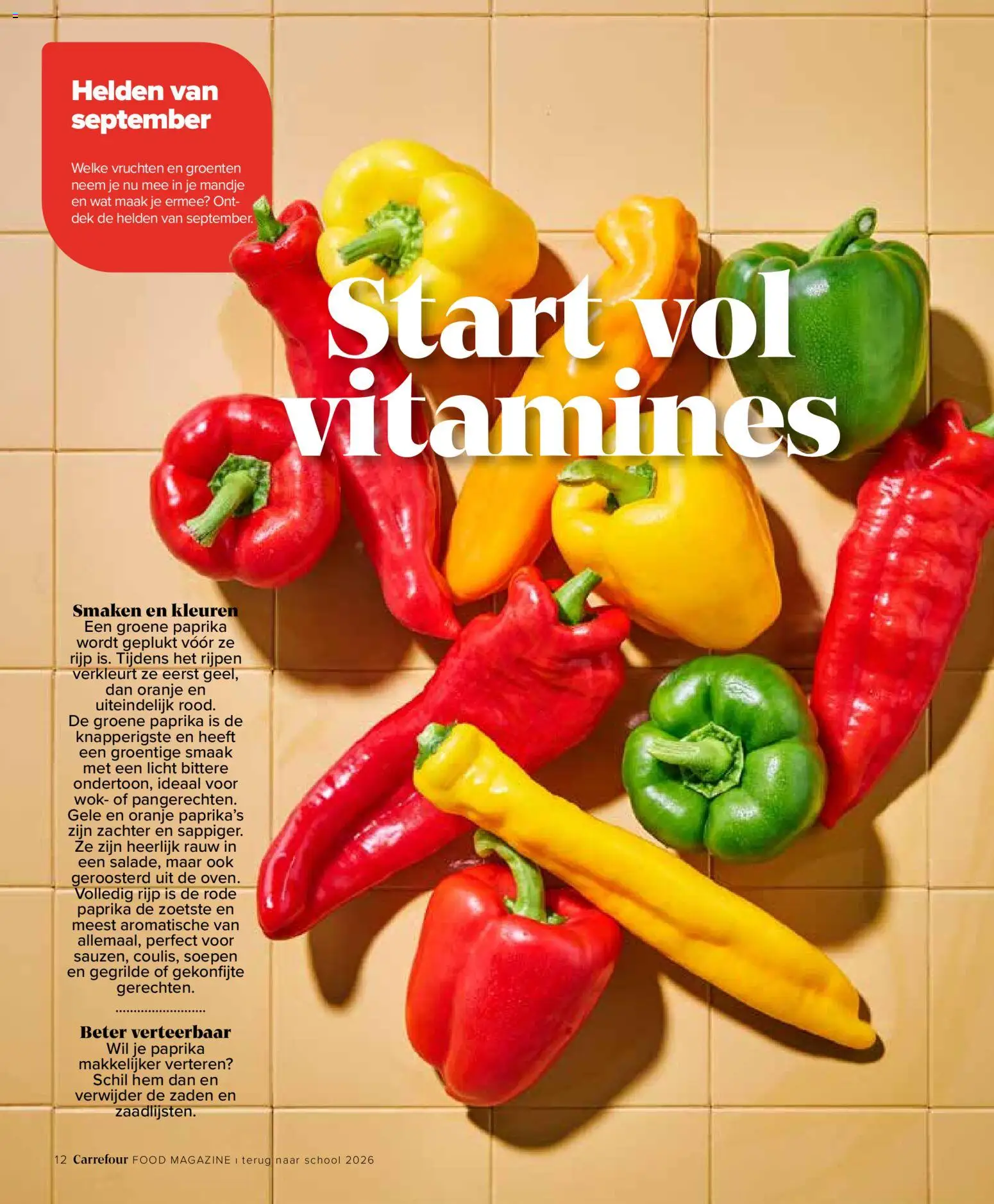 {H1} | Pagina: 12 | Producten: Paprika, Groenten, Rode paprika, Soepen