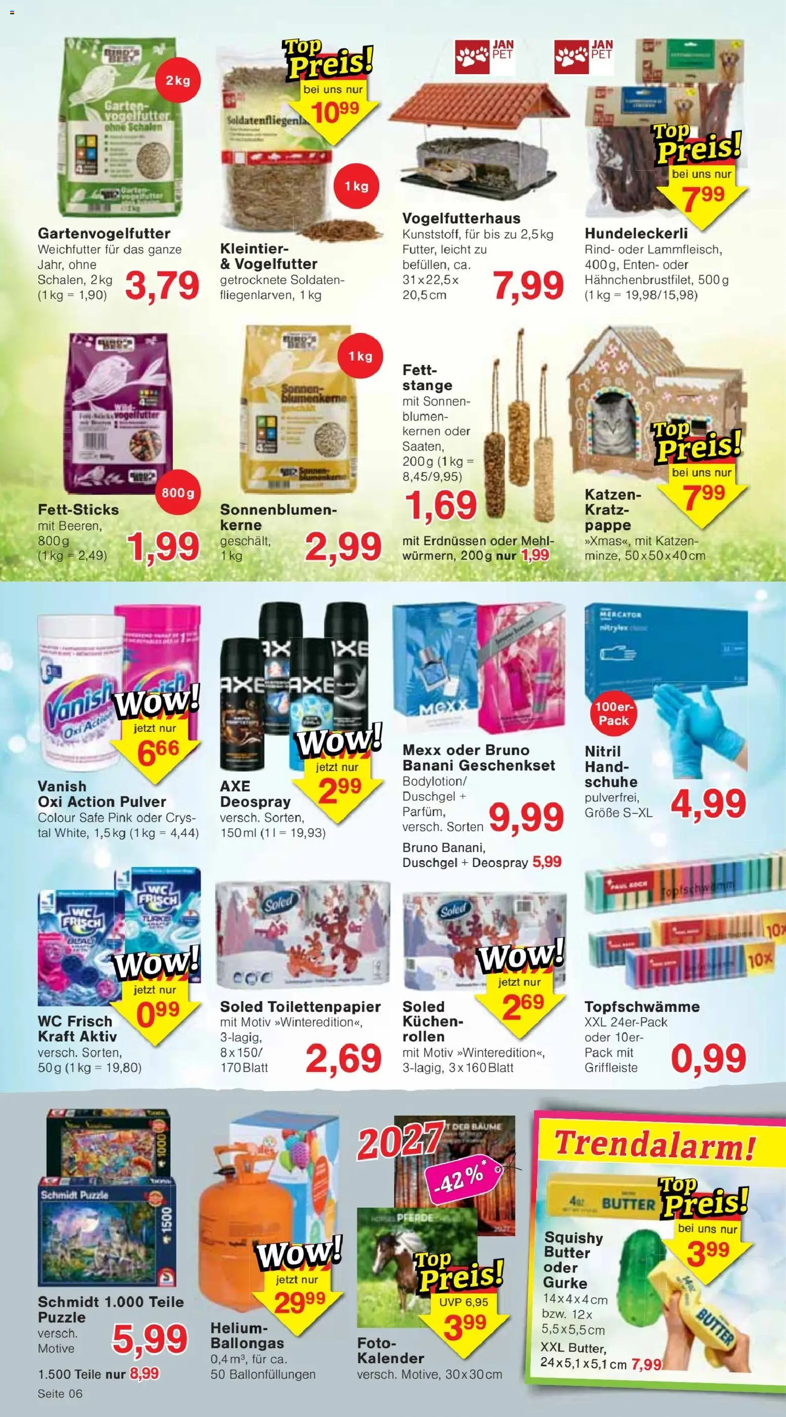 Jawoll Prospekt – gültig ab 26.10.2026 | Seite: 10 | Produkte: Duschgel, Axe, Deospray, Toilettenpapier