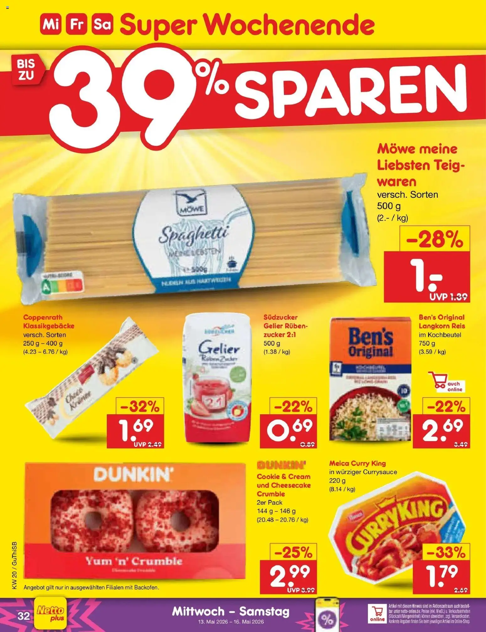 Netto Marken-Discount Prospekt Machern	 – gültig ab 10.05.2026 | Seite: 41 | Produkte: Meica, Zucker, Reis