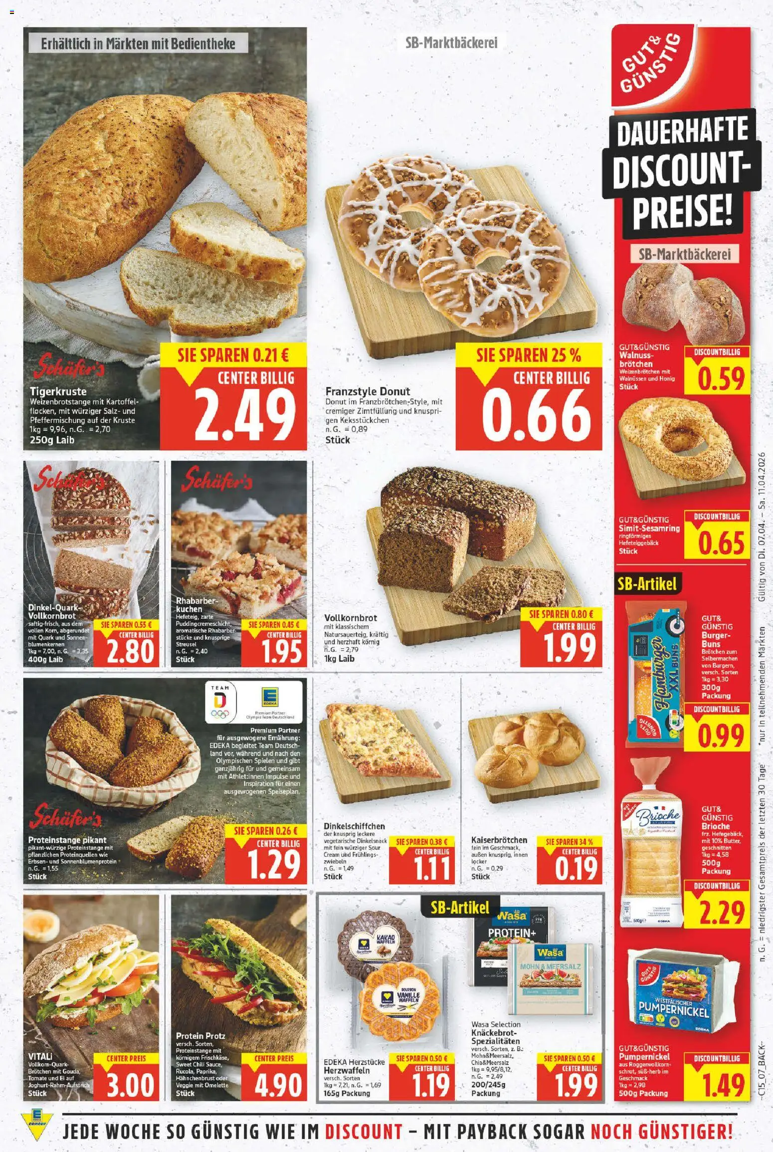 E center Prospekt (ab 07.04.2026) zum Blättern