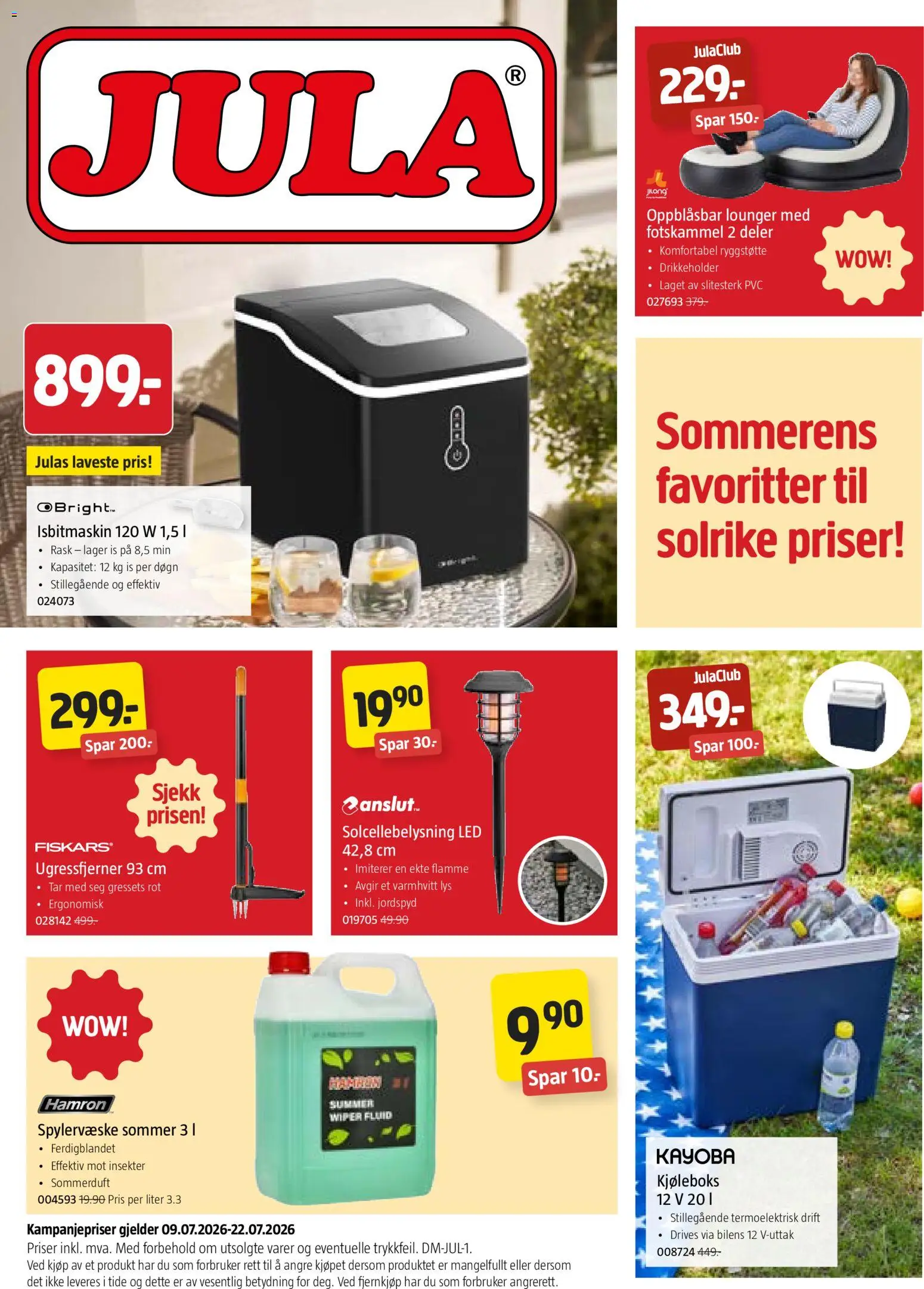 Jula kundeavis (09/07/2026 - 22/07/2026) catalogue cover