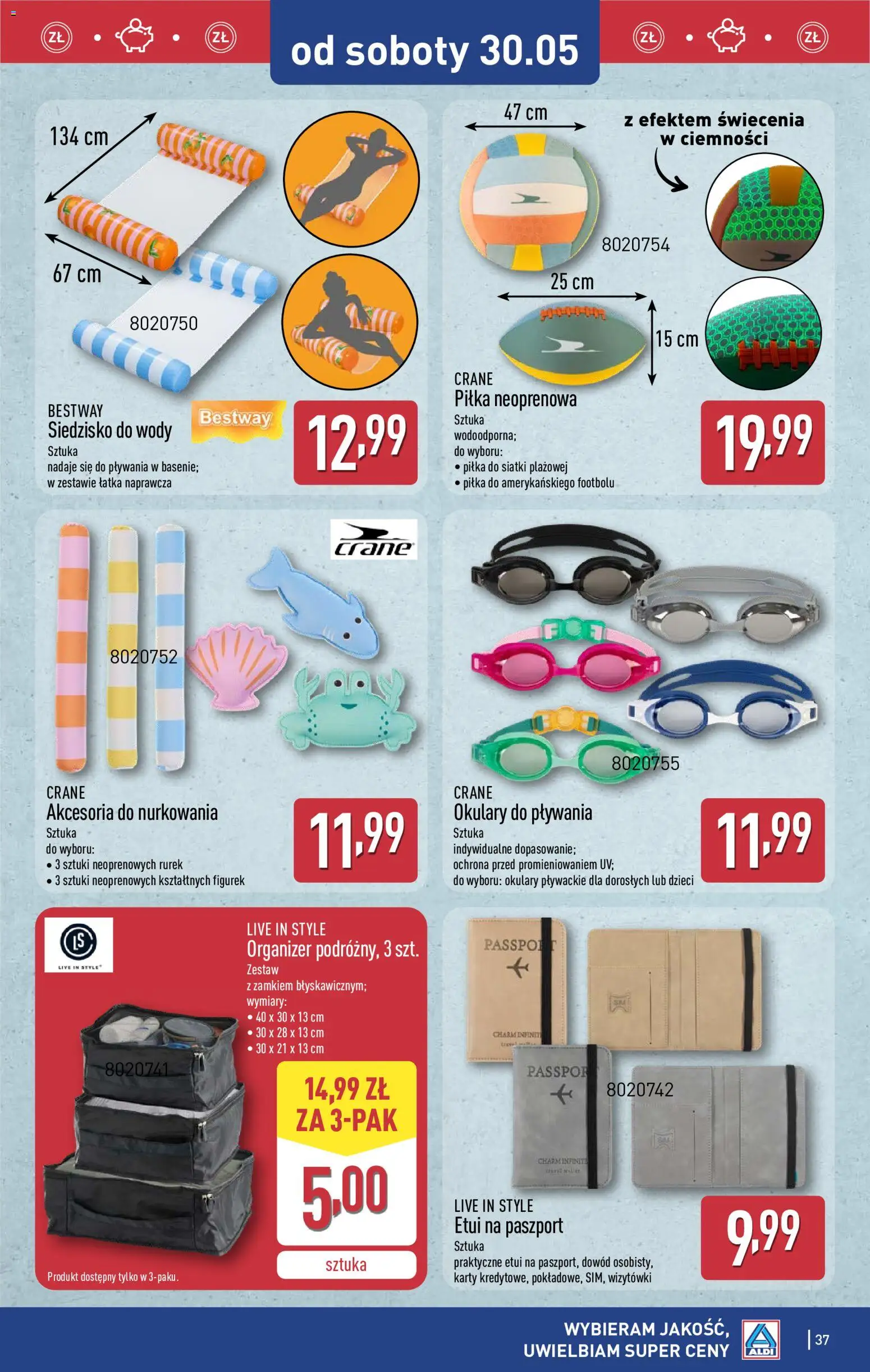 Aldi gazetka od 25.05.2026 | Strona: 37 | Produkty: Okulary