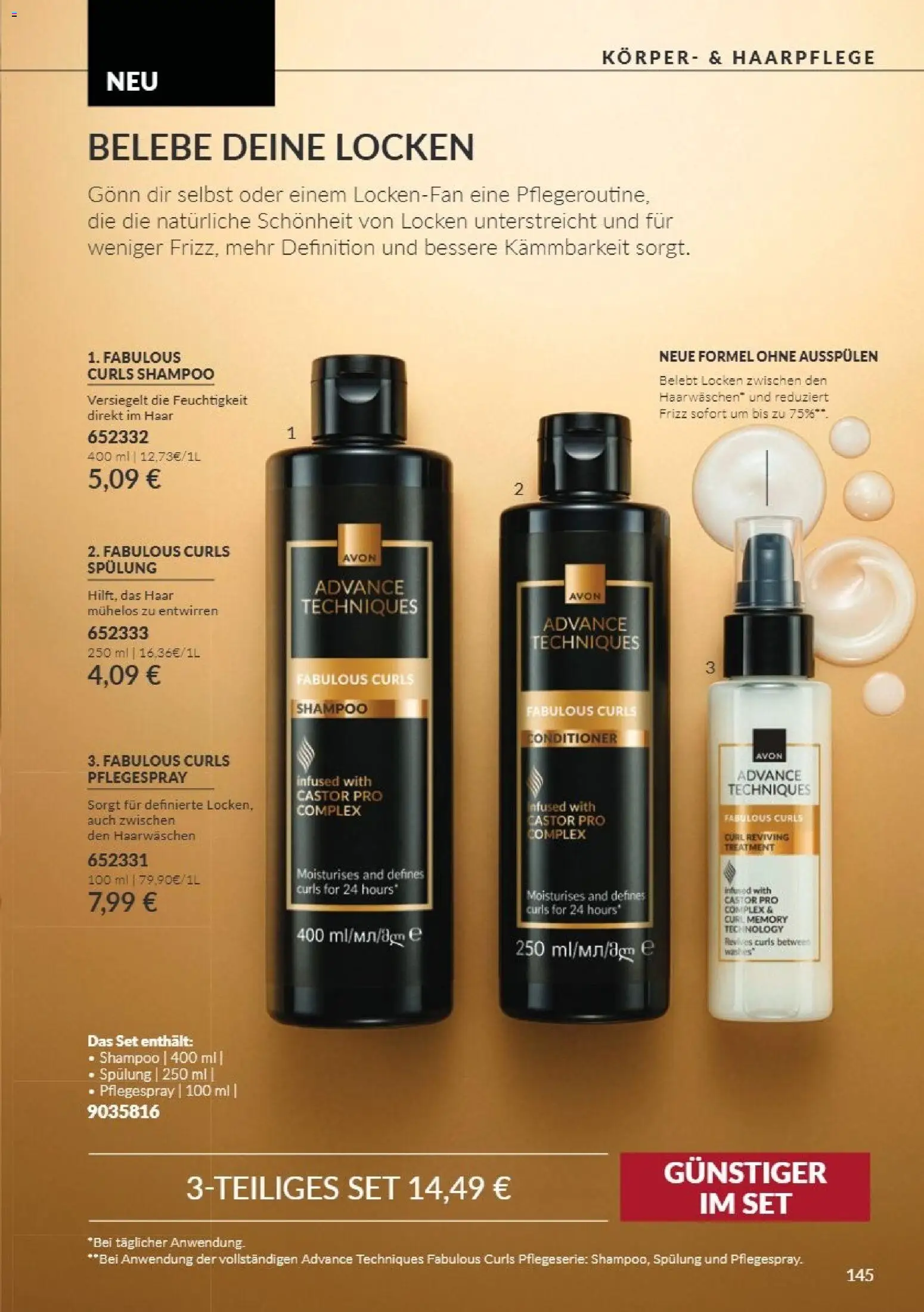 Avon Black Friday – gültig ab 01.11.2026 | Seite: 145 | Produkte: Shampoo, Spülung