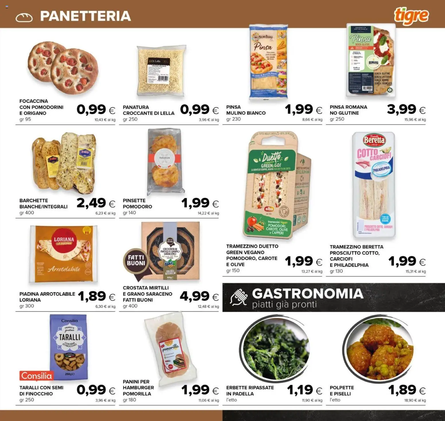 Volantino Tigre del 21.05.2026 | Pagina: 11 | Prodotti: Pomodoro, Olive, Tramezzino, Polpette