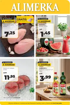 Vista previa Alimerka folleto Castilla y León válido desde el 06/07/2026
