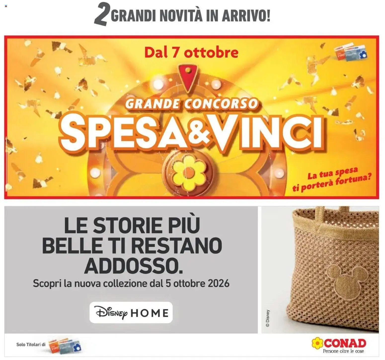 Anteprima volantino Conad dal 23/09/2026 prossima settimana | Pagina: 50