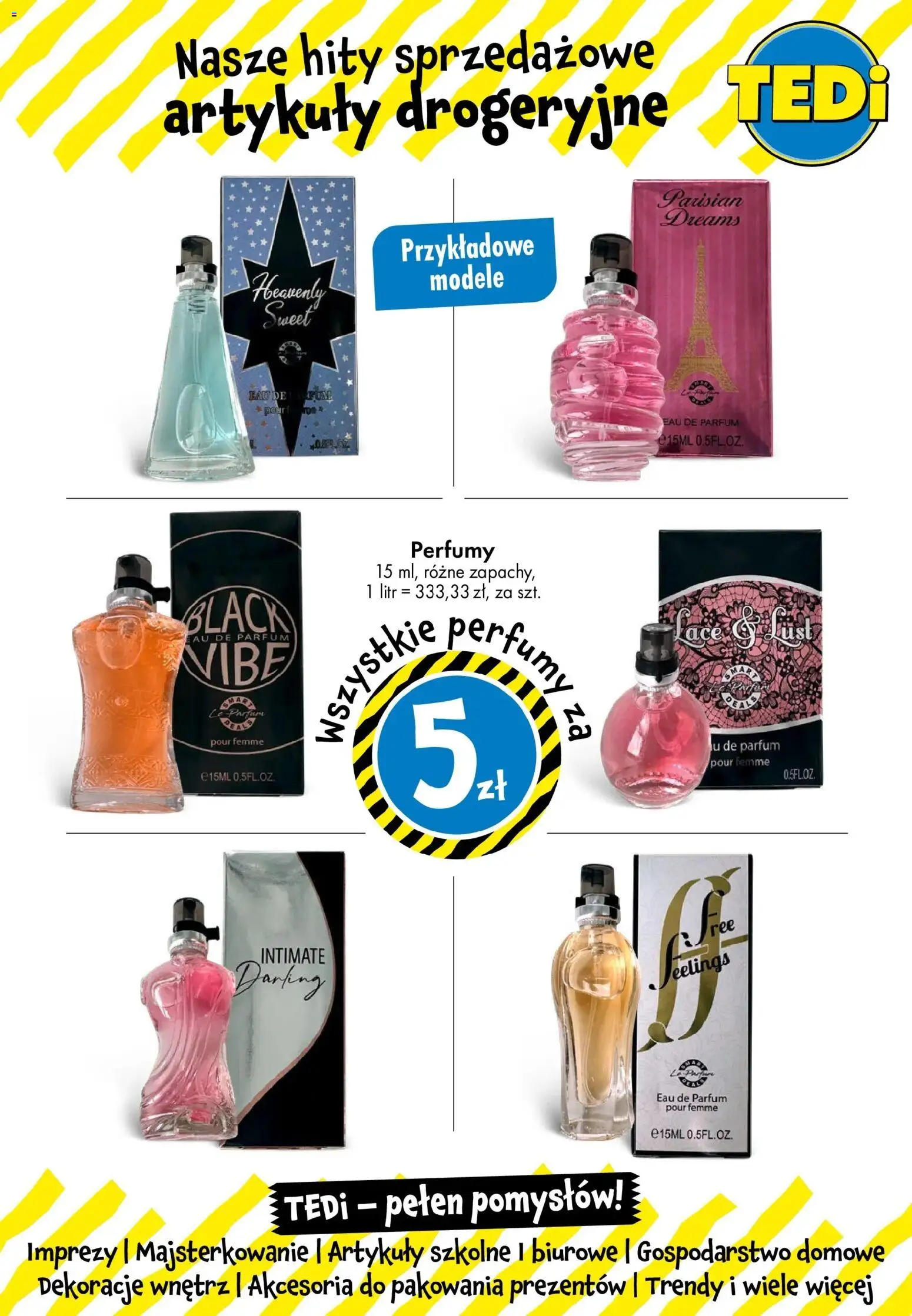 TEDi gazetka - Sosnowiec od 21.03.2026 | Strona: 16 | Produkty: Perfumy, Artykuły szkolne
