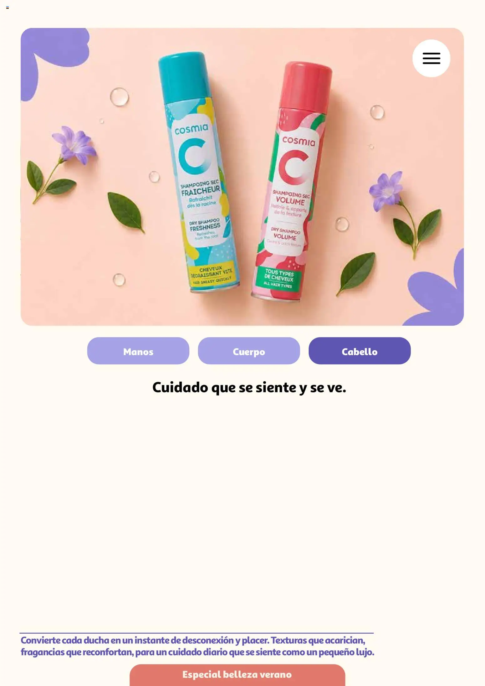 Alcampo Catálogo digital Belleza 2026 III │ válido desde el 05/05/2026 | Página: 10 | Productos: Ducha