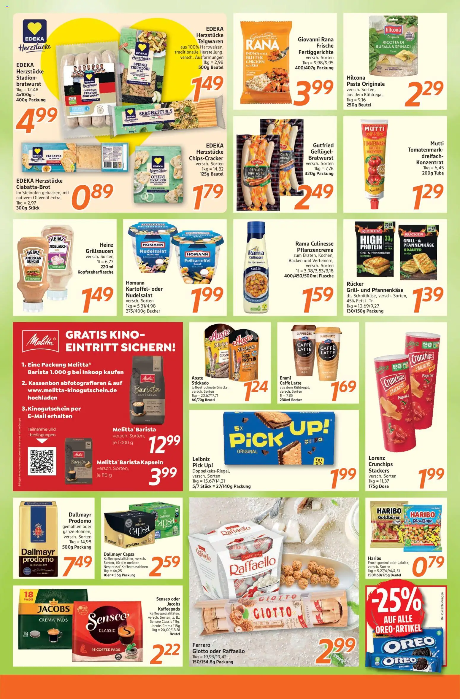 Inkoop Prospekt – gültig ab 13.07.2026 | Seite: 5 | Produkte: Melitta, Bratwurst, Eis, Salat
