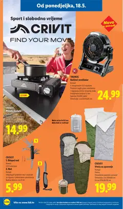 Lidl Katalog - Pregled kataloga iz trgovine Lidl, vrijedi od 18.05.2026 | Stranica: 22