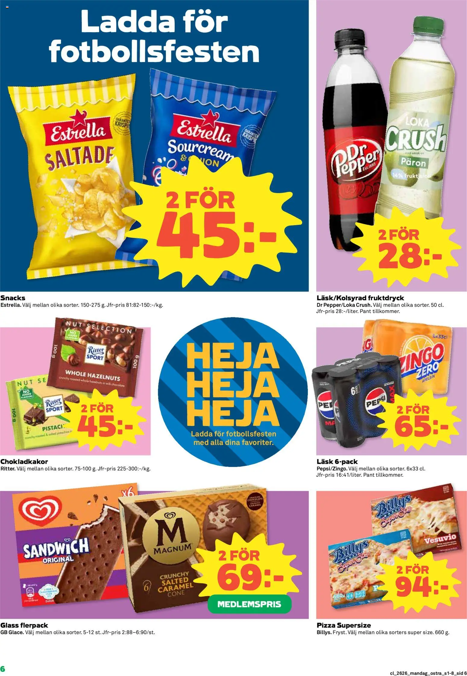 Coop Daglivs reklamblad aktuell från 22.06.2026 | Sida: 6