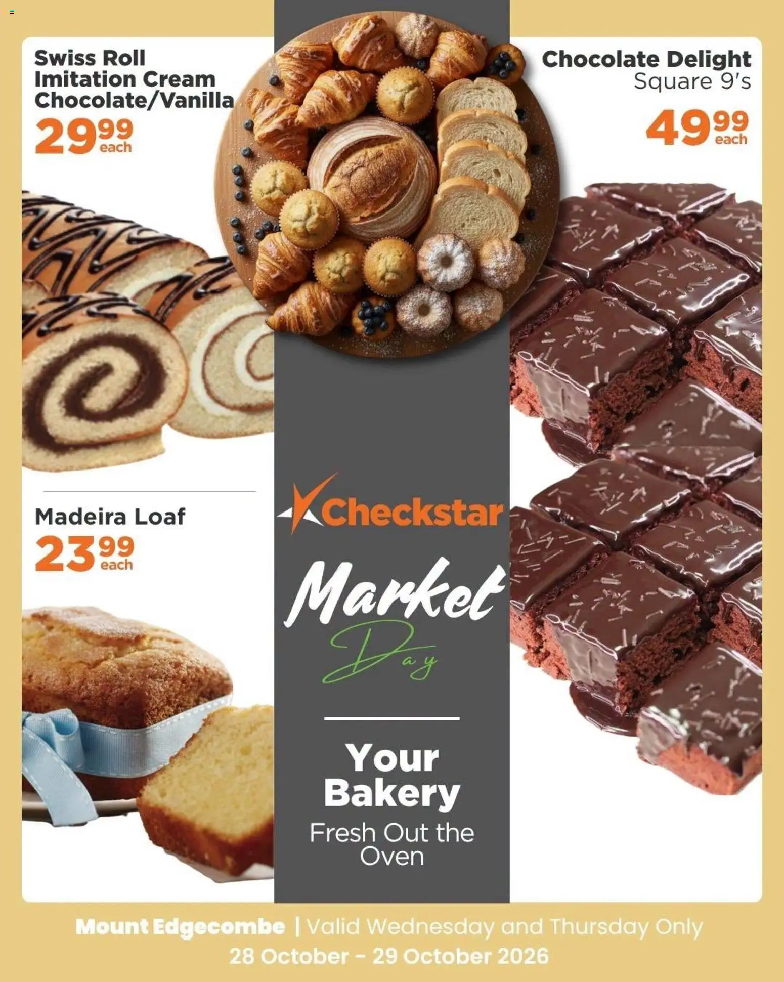 New Check Star catalogue – valid from 28/10/2026 | Page: 3 | Products: Oven, Bakery, Chocolate, Cream