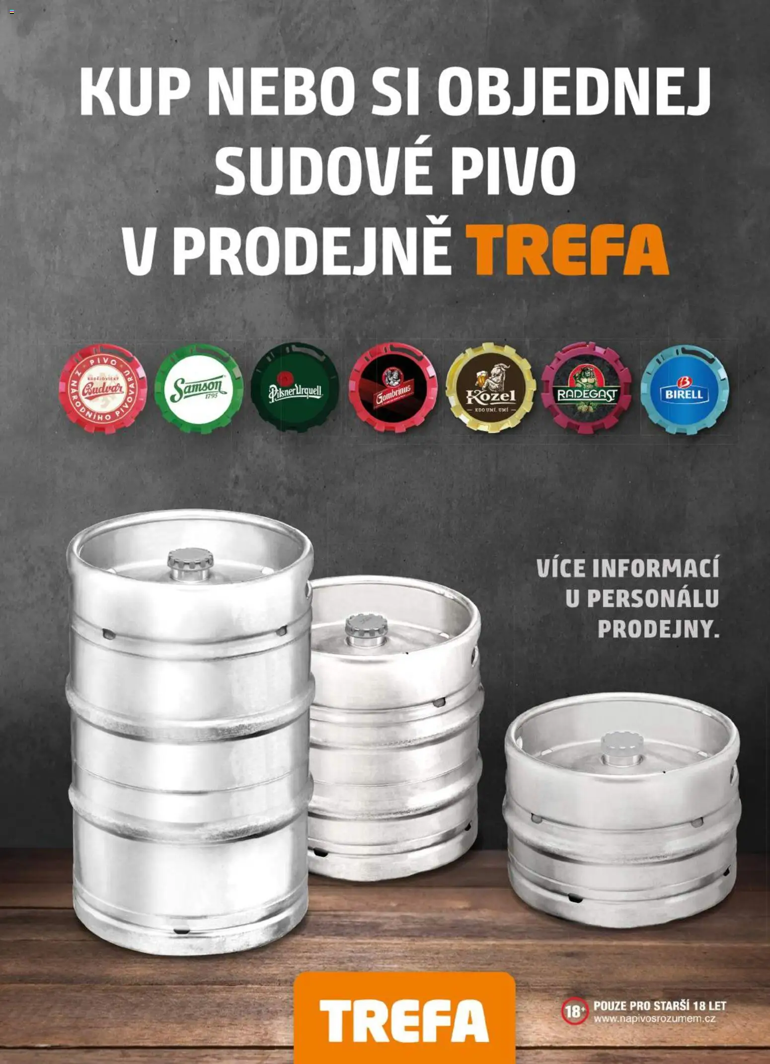 Trefa leták od 10.06.2026 | Strana: 9 | Produkty: Budvar, Birell, Pivo, Radegast