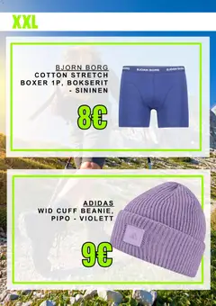 XXL-mainoslehti voimassa 27/08/2026 alkaen | Sivu: 5 | Tuotteet: Bokserit, Pipo