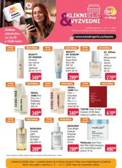 Náhled letáku TETA Drogerie leták od 02.07.2026 | Strana: 15 | Produkty: Sérum, Šála, Krém, Drogerie