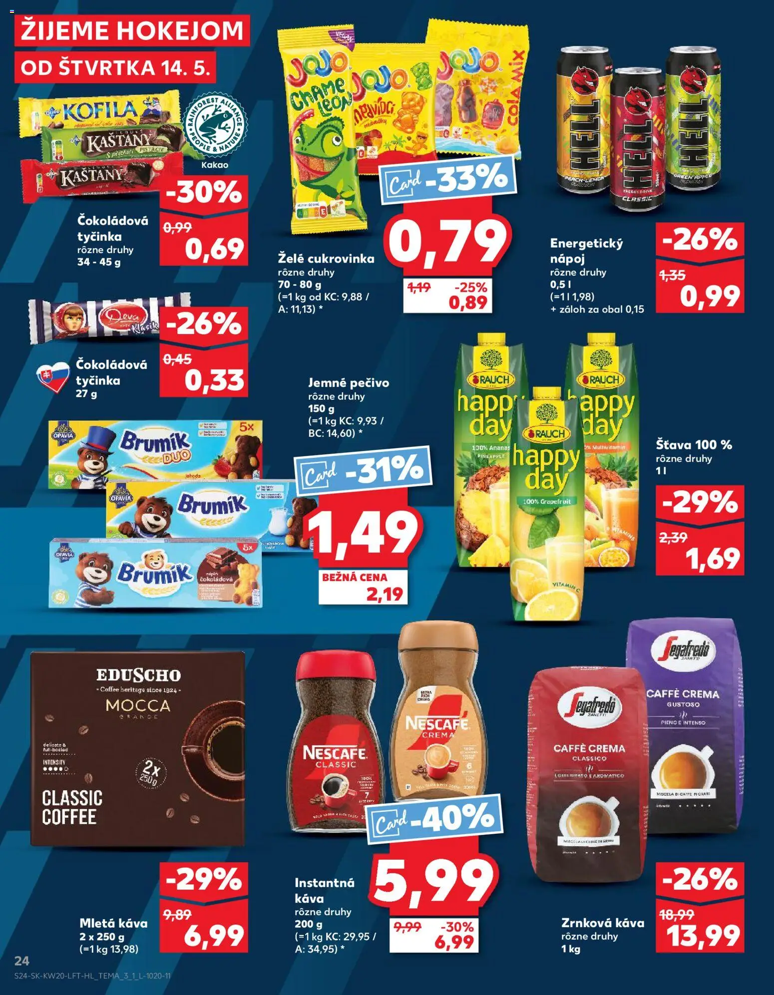 Nové Kaufland akcie – leták je platný od 14.05.2026 | Strana: 24