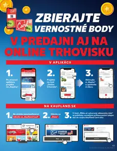 Kaufland SK akciós újság - amely érvényes a következő dátumtól: 2026.06.25. | Oldal: 43 | Termékek: Body