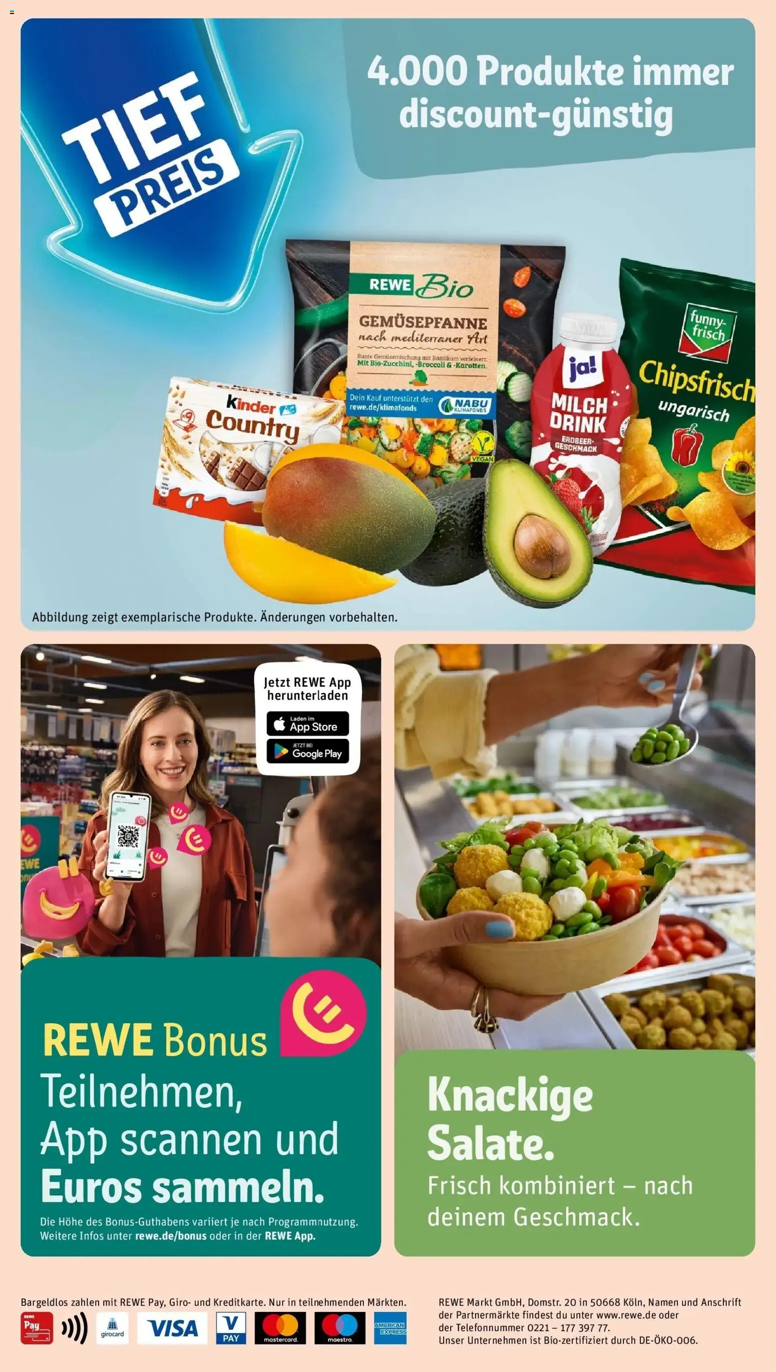 REWE Prospekt ab 28.09.2026 zum Blättern » Angebote | Seite: 4 | Produkte: Milch