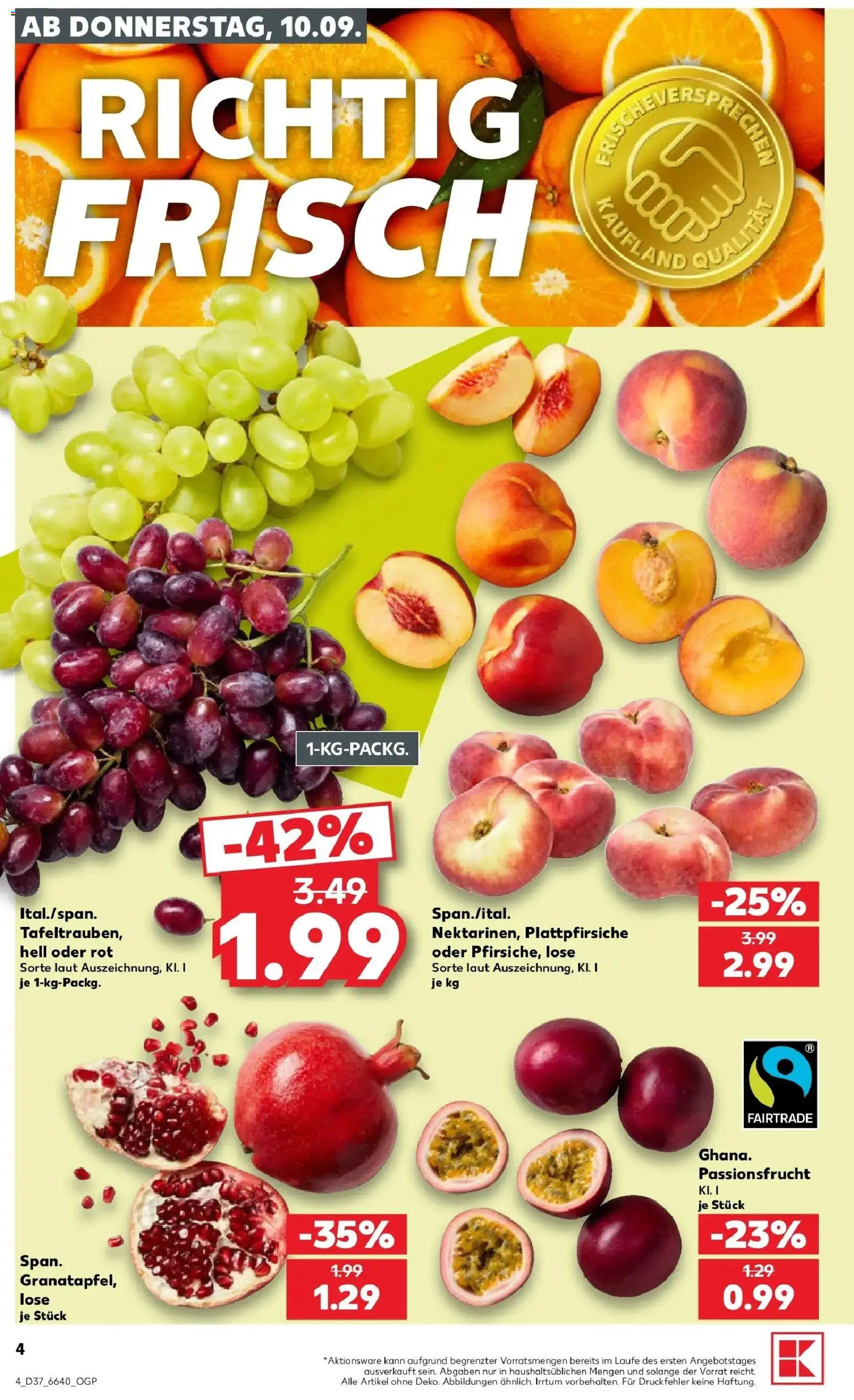 Prospekt Kaufland ab 10.09.2026 » Angebote Online zum Blättern | Seite: 4