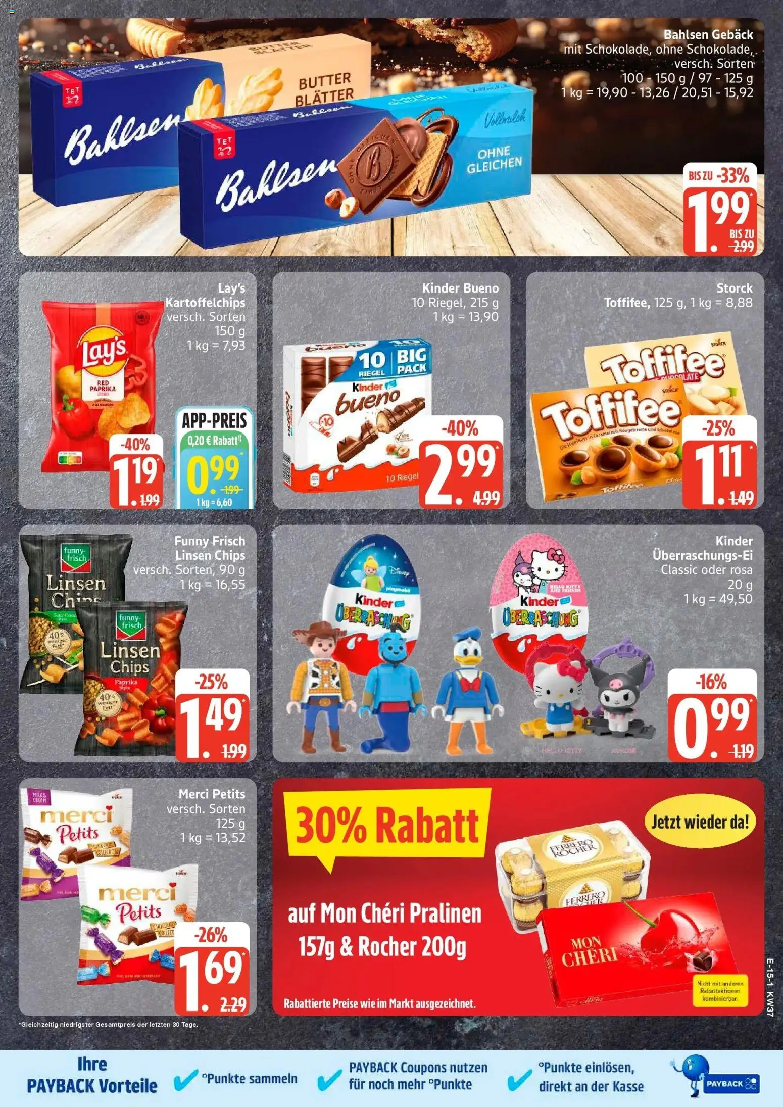 Edeka Prospekt Ratzeburg (ab 07.09.2026) » Angebote Online | Seite: 17 | Produkte: Butter, Funny frisch, Paprika, Mon cheri