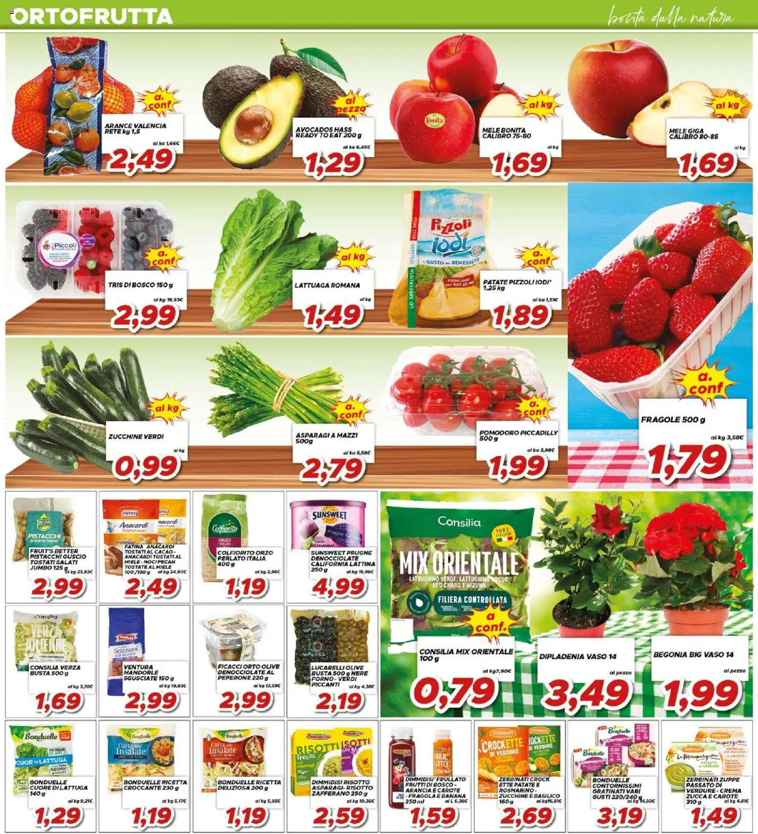 Volantino Ma Supermercati del 29.04.2026 | Pagina: 4 | Prodotti: Arance, Asparagi, Cacao, Forno