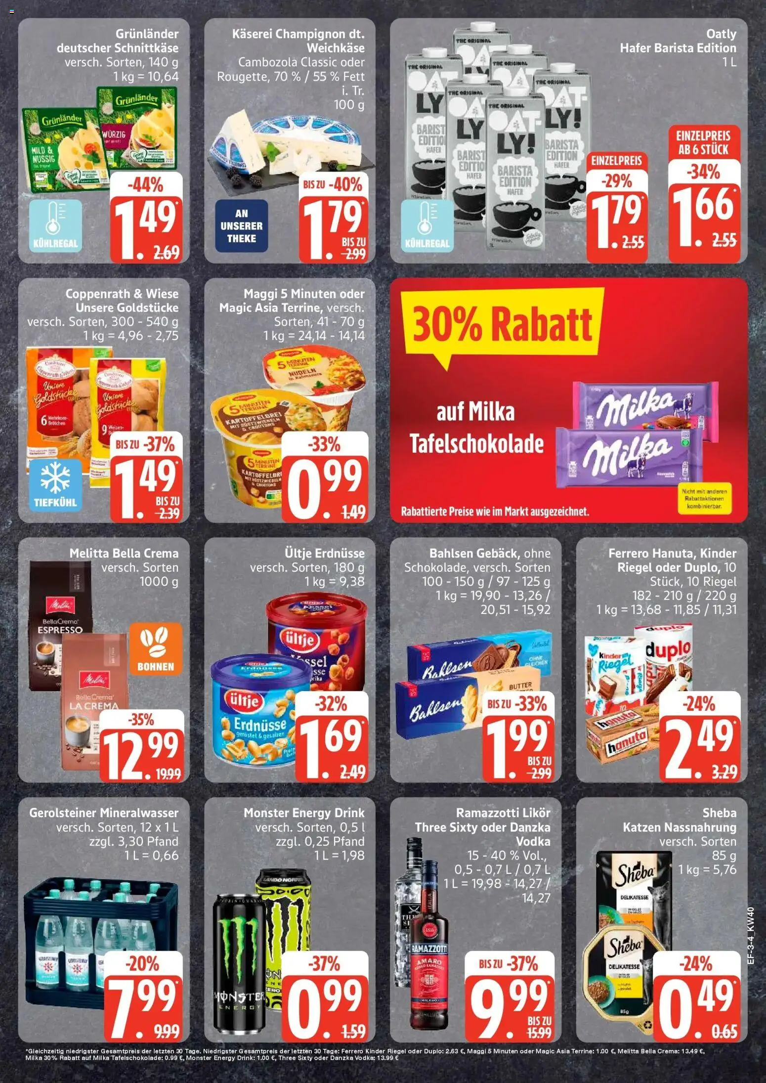 Edeka Prospekt Ostseebad Ahrenshoop (ab 28.09.2026) » Angebote Online | Seite: 3 | Produkte: Erdnüsse, Butter, Likör, Monster