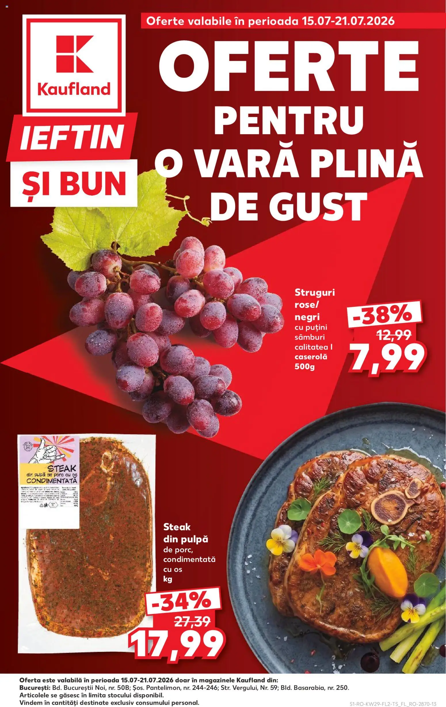 Kaufland Catalog Oferta Speciala 15.07.2026 catalogue cover