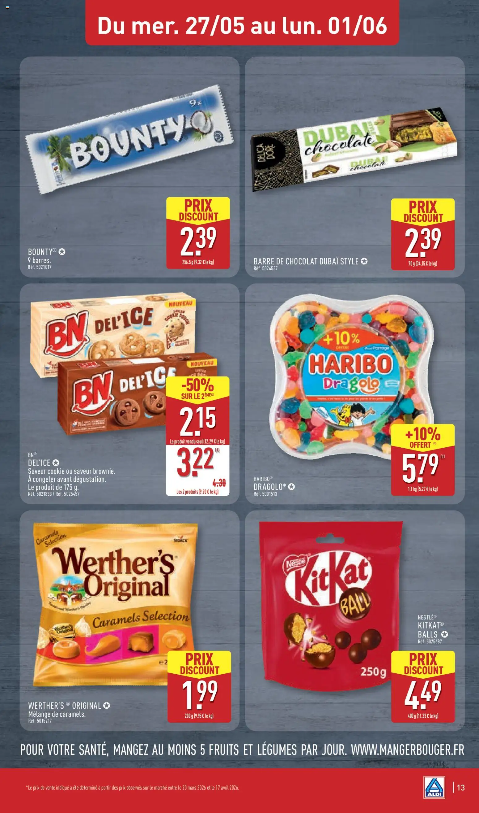 {H1} | Page: 15 | Produits: Chocolat