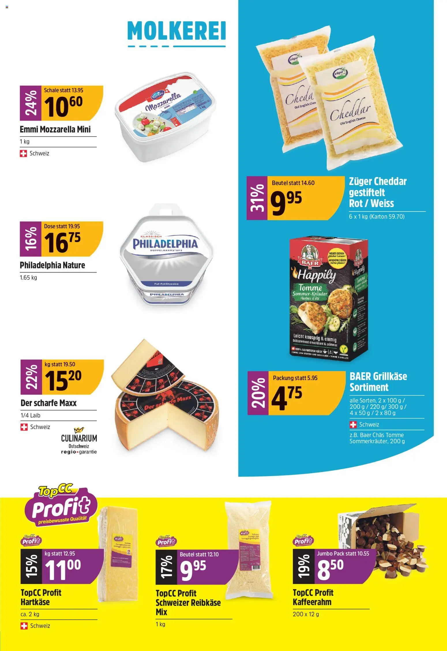 TopCC aktionen – gültig ab 01.06.2026 | Seite: 11 | Produkte: Käse, Griller