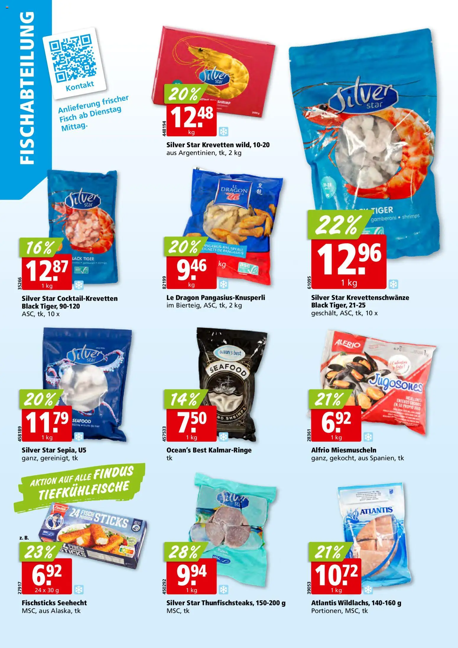 Aligro aktionen Schlieren, Gossau SG, Frauenfeld, Rapperswil-Jona, Sargans, Bern – gültig ab 02.11.2026 | Seite: 4 | Produkte: Fisch