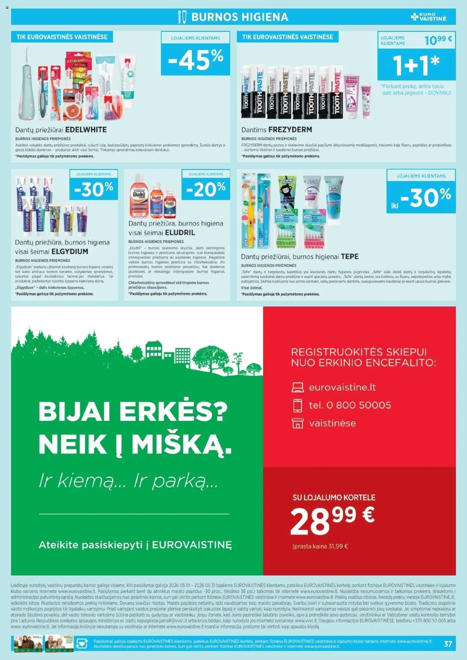 EUROVAISTINĖ akcijos nuo 01.05.2026 | Puslapis: 37