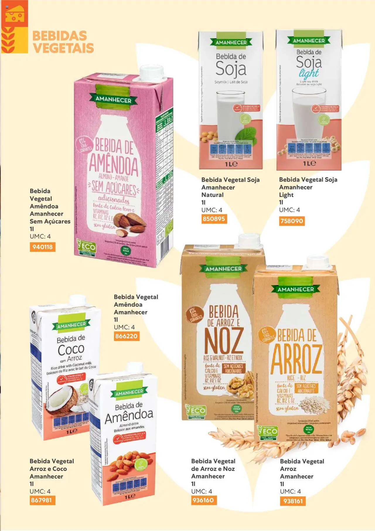 Recheio Alimentacao variada │ válido de 01/02/2024 | Página: 9 | Produtos: Cálcio, Arroz, Bebida