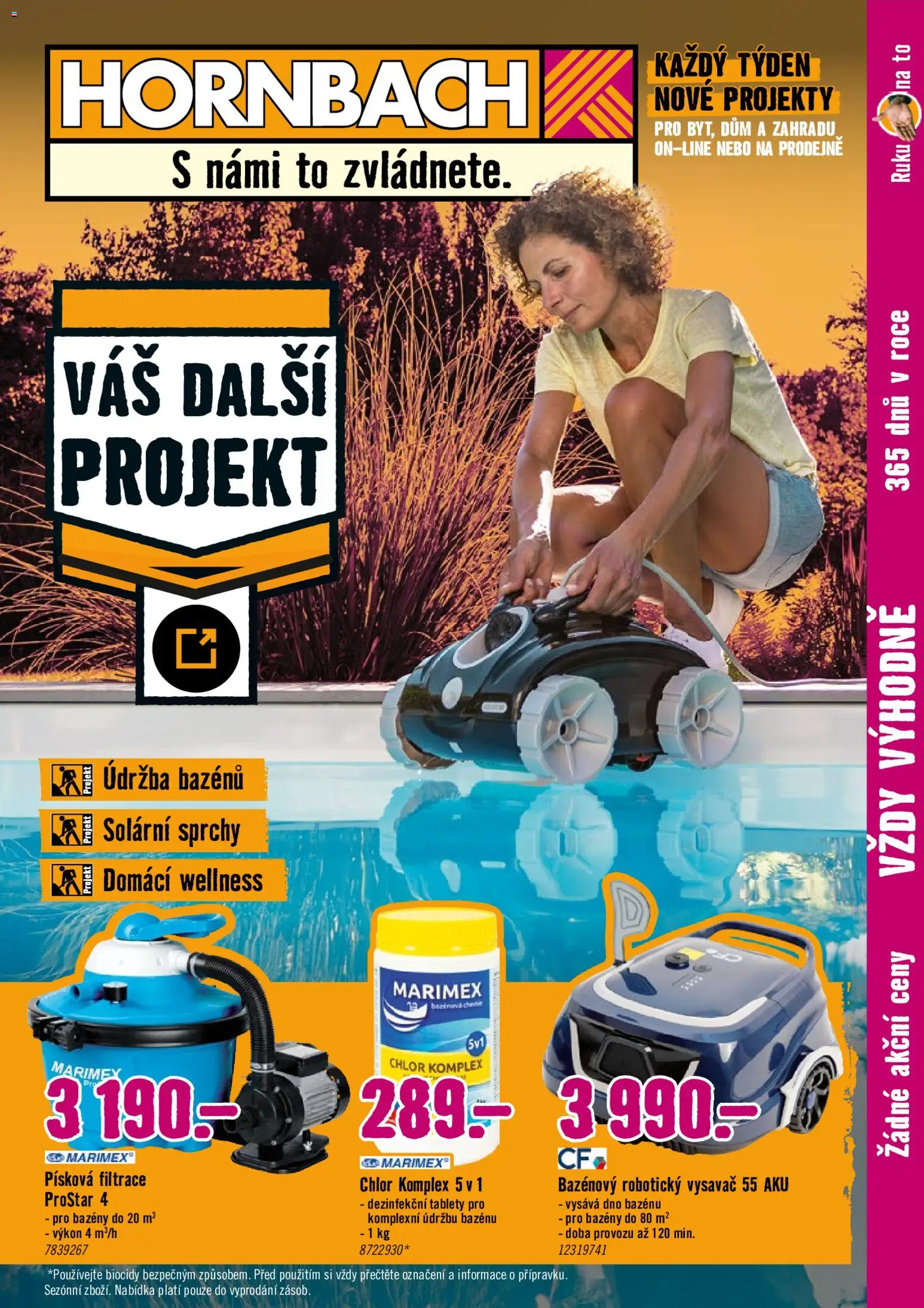 HORNBACH leták - Bazénová chemie od 01.07.2026 | Strana: 1