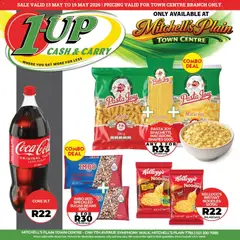 1UP Cash & Carry specials catalogue – valid from 13.05.2026 | Page: 4 | Products: Beans, Coke, Noodles, Sugar