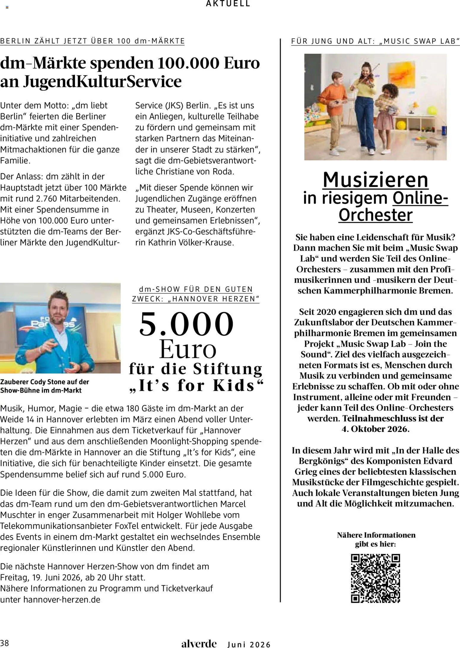 dm drogerie Prospekt – gültig ab 01.06.2026 | Seite: 38 | Produkte: Berliner, Uhr