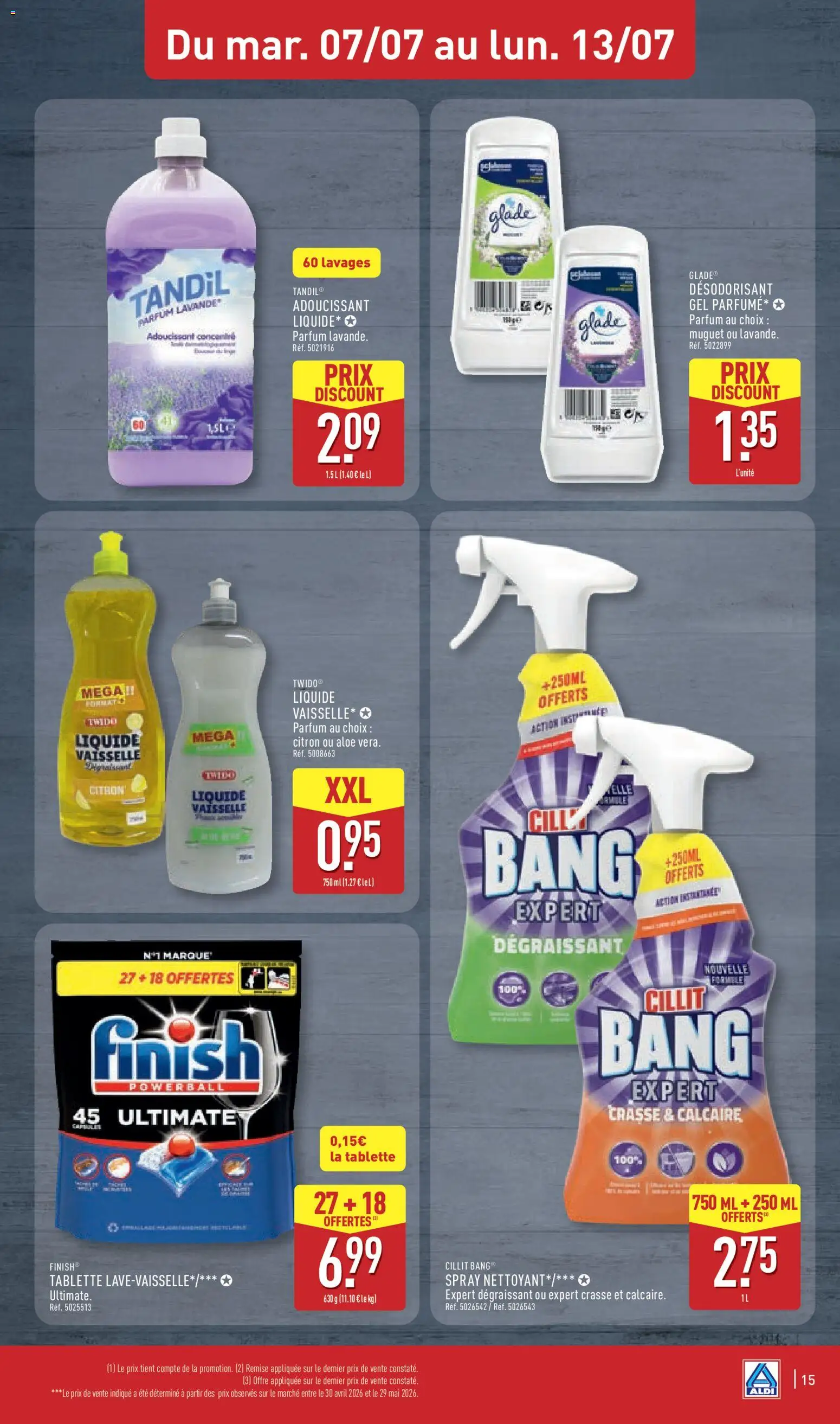 {H1} | Page: 17 | Produits: Tablette, Citron, Désodorisant, Muguet