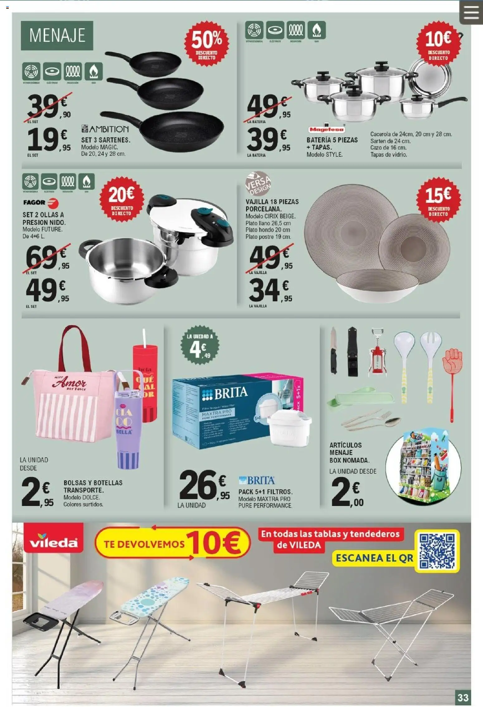 E.Leclerc folleto │ válido desde el 04.05.2026 | Página: 33 | Productos: Té, Βρεφικό κρεβάτι, Batería