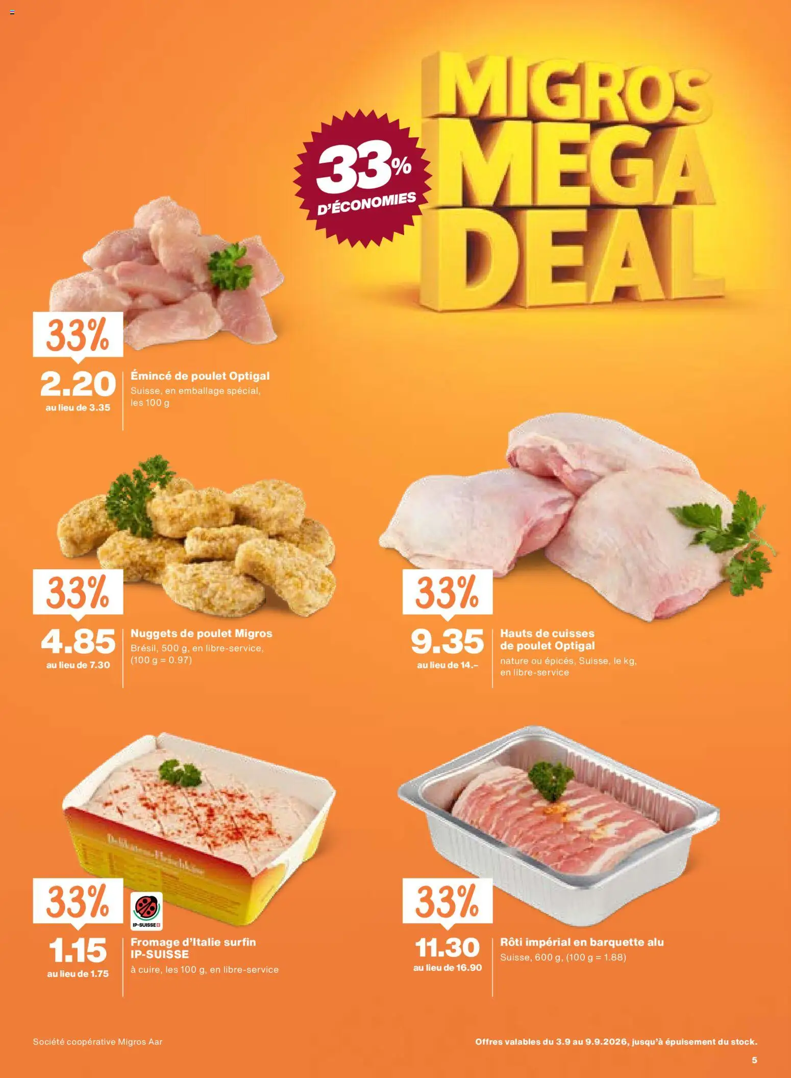 Migros aktionen FR – gültig ab 03.09.2026 | Seite: 5