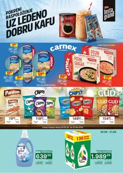 Univerexport katalog - pregled Univerexport kataloga - važi od 08.06.2026 | Strana: 21 | Proizvode: Deterdžent, Tečni deterdžent, Pastrmka, Kuhinja