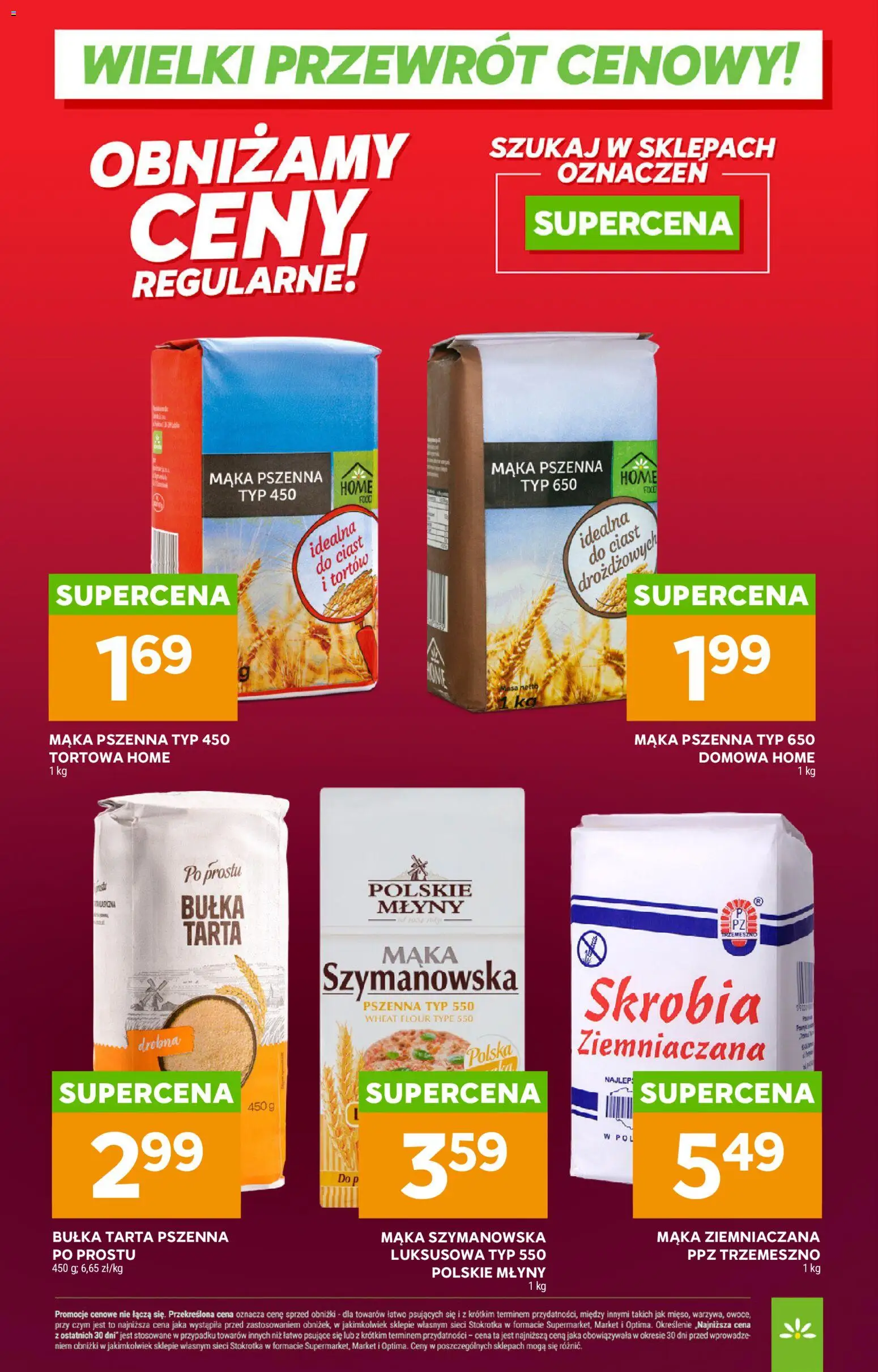 Stokrotka gazetka - Wielki przewrót cenowy od 02.05.2026 | Strona: 20 | Produkty: Stokrotka, Bułka tarta, Mąka ziemniaczana, Bułka