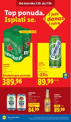 SOMERSBY Cider, Sa ukusom jagode ili zove, 0% Vol., 0,33 l; 1 l = 257.55, # 9003650 # 9004361 - pregled Lidl kataloga - važi od 01.10.2026 | Strana: 34