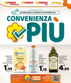 Anteprima del volantino Conad volantino Convenienza Più Sicilia valido a partire dal 02/09/2026