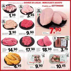 Anteprima del volantino Todis volantino valido a partire dal 23/07/2026 | Pagina: 11 | Prodotti: Pollo, Suino, Tacchino, Macinato