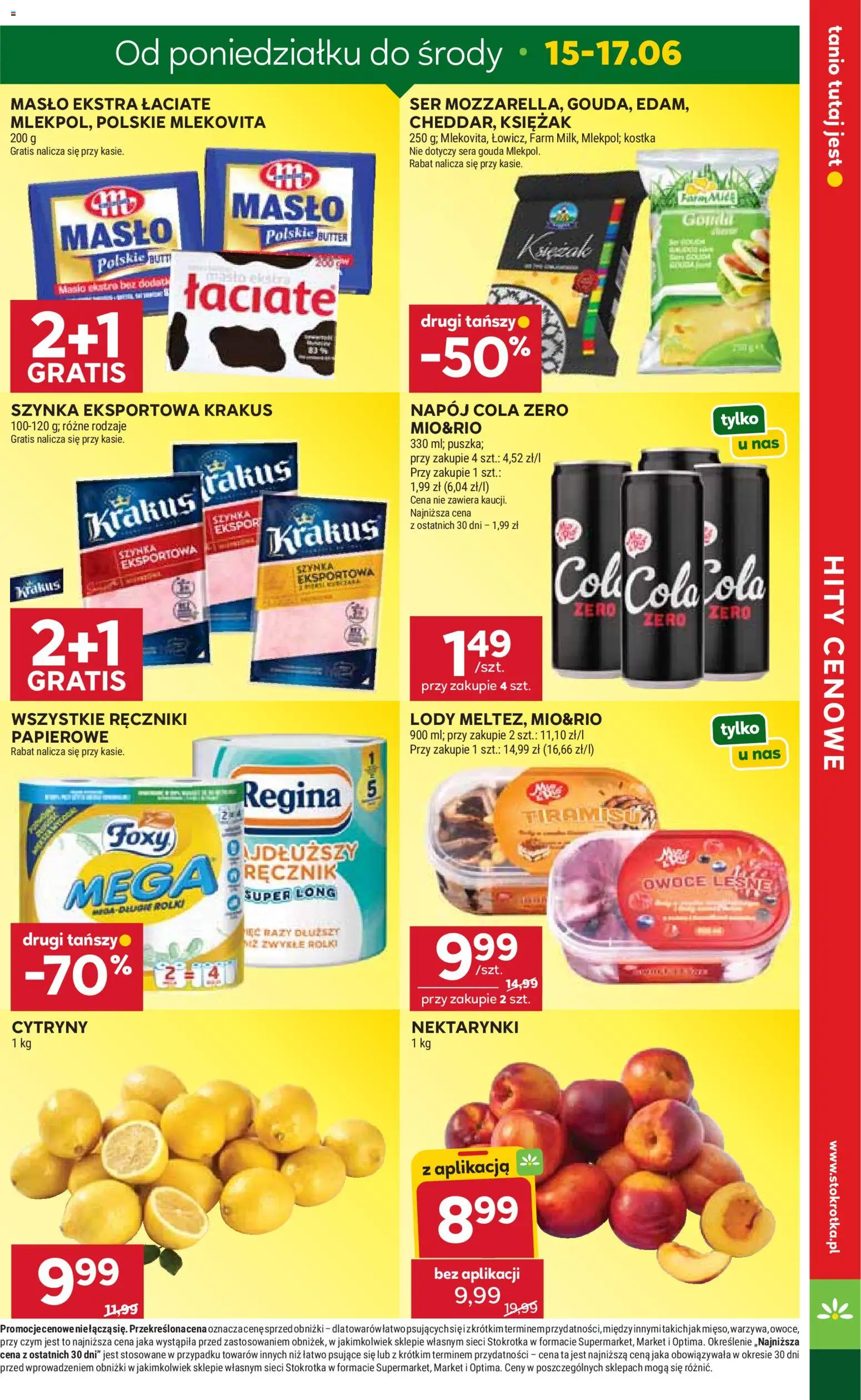 Stokrotka gazetka od 11.06.2026 | Strona: 5 | Produkty: Rolki, Masło, Ser, Owoce